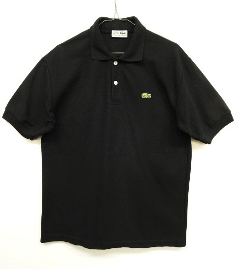 画像: 80'S CHEMISE LACOSTE ポロシャツ ブラック フランス製 (VINTAGE) 「S/S Polo」 入荷しました。