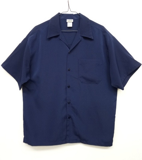 画像: CALTOP オープンカラー 半袖シャツ ネイビー USA製 (NEW) 「S/S Shirt」 入荷しました。