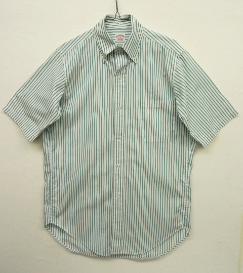 画像: 70'S BROOKS BROTHERS "6ボタン" 半袖 BDシャツ ストライプ柄 USA製 (VINTAGE) 「S/S Shirt」 入荷しました。