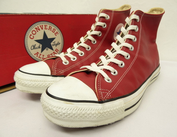 画像: 90'S CONVERSE "ALL STAR HI" レザー スニーカー USA製 箱付き (VINTAGE) 「Shoes」 入荷しました。