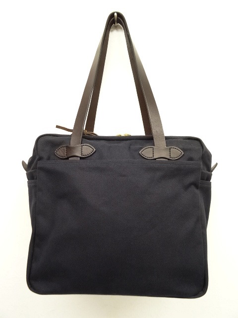 画像: FILSON "RUGGED TWILL TOTE BAG WITH ZIPPER" ジップ付き トートバッグ USA製 (USED) 「Bag」 入荷しました。