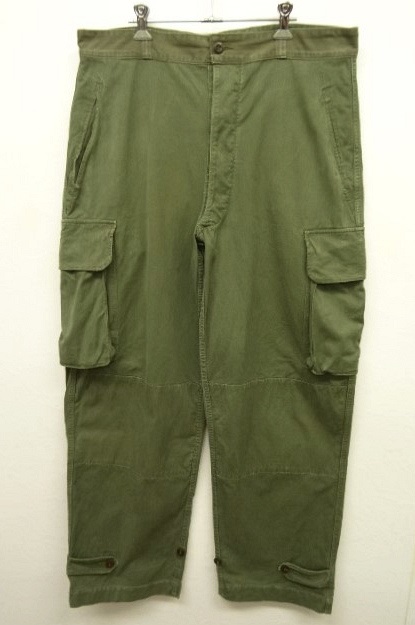 画像: 50'S フランス軍 M47 HBT フィールドパンツ 後期型 OLIVE (VINTAGE) 「Bottoms」 入荷しました。