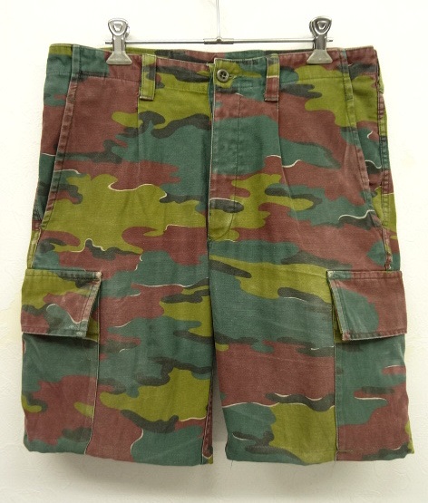 画像: 90'S ベルギー軍 M90 カーゴショーツ カモ (VINTAGE) 「Shorts」 入荷しました。