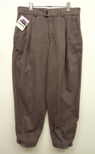 画像: 80'S PATAGONIA ツープリーツ チノパンツ USA製 タグ付き (DEADSTOCK) 「Bottoms」 入荷しました。