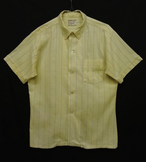 画像: 70'S CAMPUS 半袖 BDシャツ ストライプ柄 USA製 (VINTAGE) 「S/S Shirt」 入荷しました。
