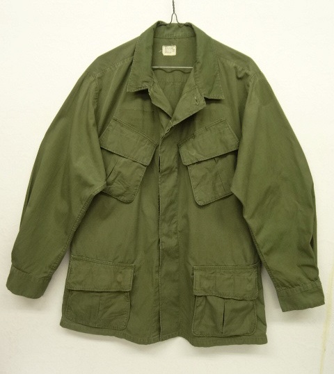 画像: 60'S アメリカ軍 US ARMY "JUNGLE FATIGUE 4th" リップストップ ファティーグジャケット M-R (VINTAGE) 「Jacket」 入荷しました。