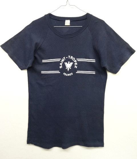画像: 80'S SAINT-TROPEZ ラグランスリーブ シングルステッチ Tシャツ (VINTAGE) 「T-Shirt」 入荷しました。