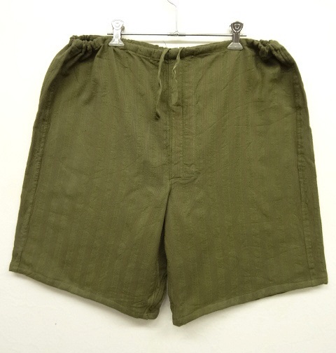 画像: ブルガリア軍 ウエストドローコード付き スリーピングショーツ オリーブ ストライプ (DEADSTOCK) 「Shorts」 入荷しました。