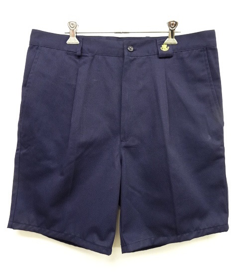 画像: スペイン郵政事業 プリーツ入り ショーツ NAVY (DEADSTOCK) 「Shorts」 入荷しました。