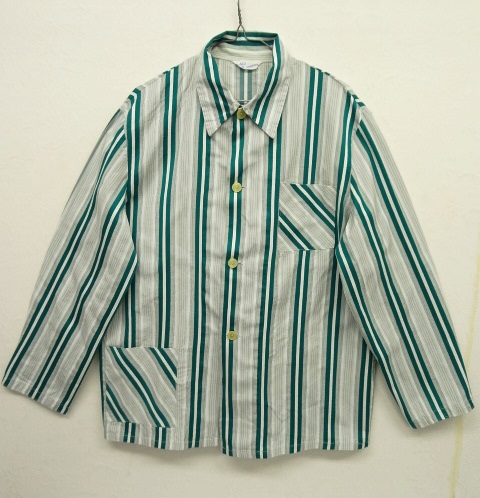 画像: 80'S ユーロヴィンテージ コットン パジャマシャツ ストライプ柄 (VINTAGE) 「L/S Shirt」 入荷しました。
