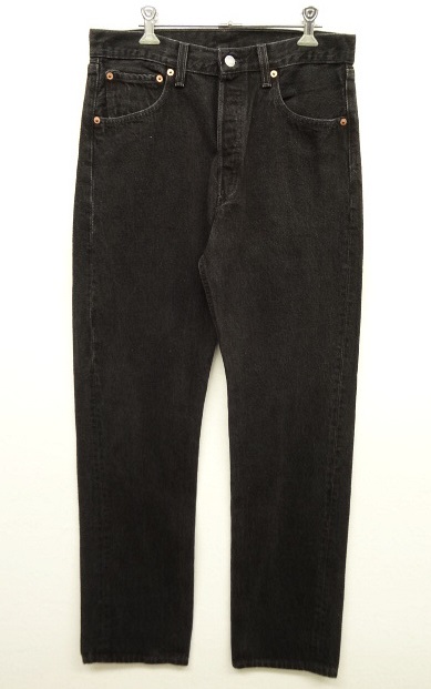 画像: 90'S LEVIS 501 デニム BLACK USA製 W33L34 (VINTAGE) 「Bottoms」 入荷しました。