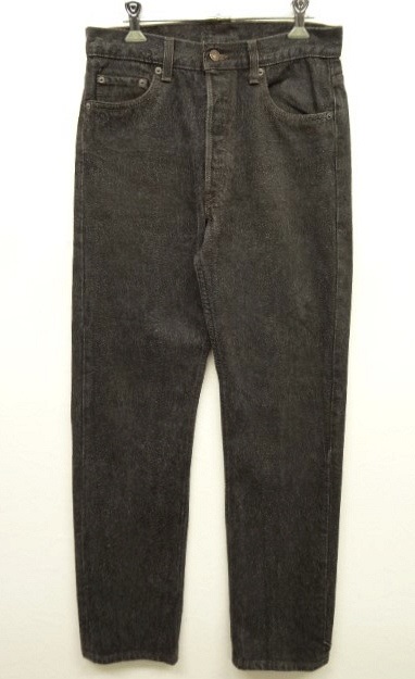 画像: 90'S LEVIS 501 デニム BLACK USA製 W30L32 (VINTAGE) 「Bottoms」 入荷しました。