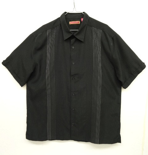 画像: HAVANERA フロント刺繍入り 半袖 ボックスシャツ BLACK (USED) 「S/S Shirt」 入荷しました。