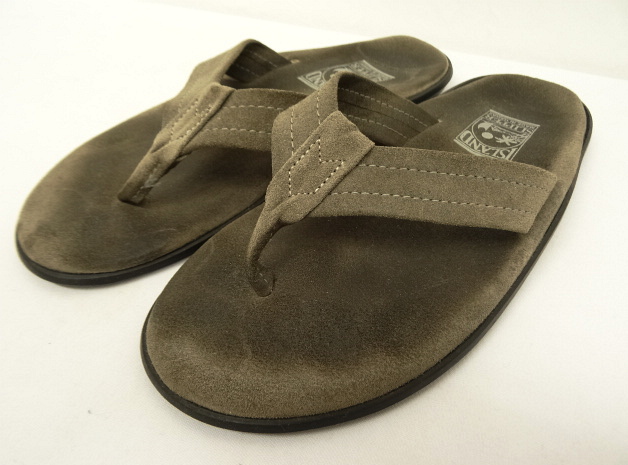 画像: ISLAND SLIPPER レザー トングサンダル CHARCOAL ハワイ製 (USED) 「Shoes」 入荷しました。