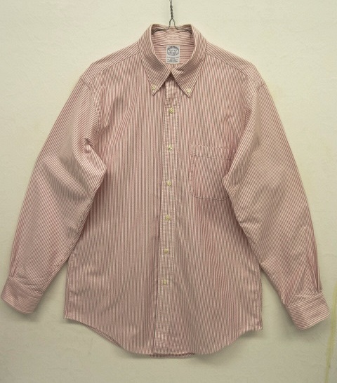 画像: 90'S BROOKS BROTHERS オックスフォード BDシャツ ストライプ柄 USA製 (VINTAGE) 「L/S Shirt」 入荷しました。