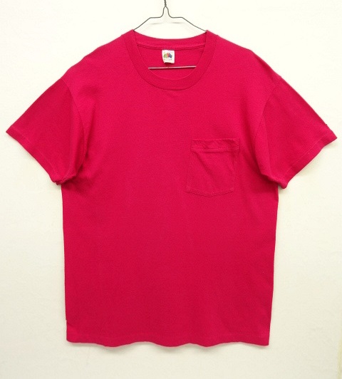 画像: 80'S FRUIT OF THE LOOM シングルステッチ ポケット付き Tシャツ USA製 (DEADSTOCK) 「T-Shirt」 入荷しました。