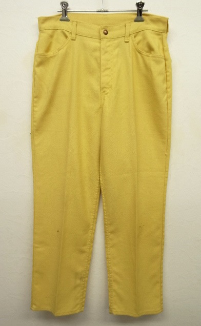 画像: 70'S LEVIS for GALS "STA-PREST" スタプレ BIG E パンツ 42TALONジップ (VINTAGE) 「Bottoms」 入荷しました。