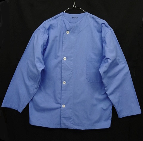 画像: 40'S アメリカ軍 ホワイトボタン パジャマシャツ BLUE (DEADSTOCK) 「L/S Shirt」 入荷しました。