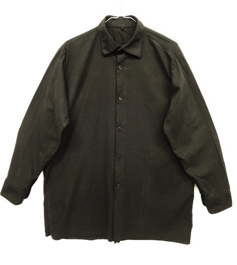 画像: チェコ軍 M-21 ロング丈 ユーティリティシャツ 後染めブラック (VINTAGE) 「L/S Shirt」 入荷しました。