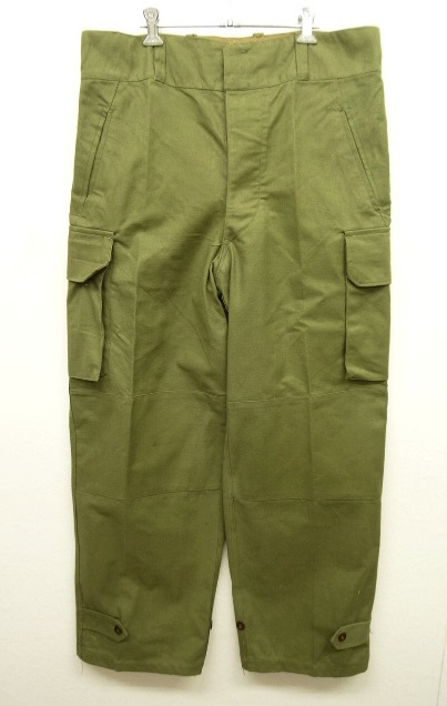 画像: 50'S フランス軍 M47 フィールドパンツ 前期型 オリーブ (DEADSTOCK) 「Bottoms」 入荷しました。