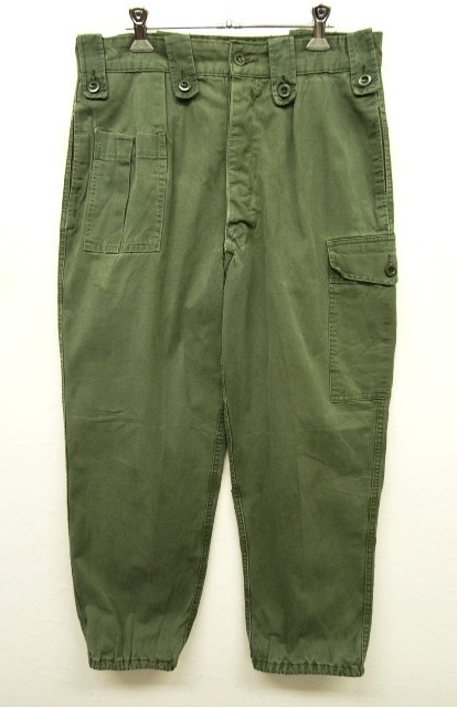 画像: 70'S ベルギー軍 左右非対称ポケット フィールドパンツ (VINTAGE) 「Bottoms」 入荷しました。