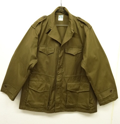 画像: 50'S フランス軍 M-47 後期型 HBT フィールドジャケット サイズ26 (DEADSTOCK) 「Jacket」 入荷しました。