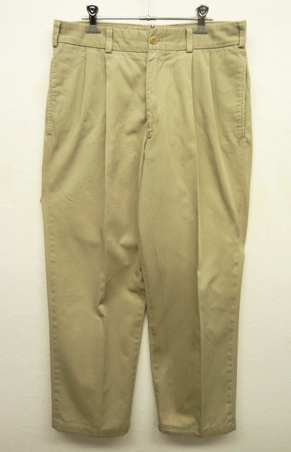 画像: BILLS KHAKIS "M2P" ツープリーツ チノパンツ カーキ USA製 (USED) 「Bottoms」 入荷しました。