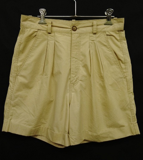 画像: 80'S BANANA REPUBLIC 初期タグ ツープリーツ ポプリンショーツ (VINTAGE) 「Shorts」 入荷しました。