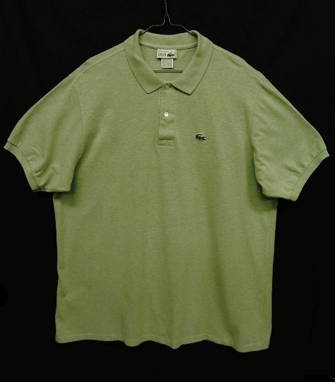 画像: 80'S CHEMISE LACOSTE ポロシャツ ライトグリーンヘザー フランス製 (VINTAGE) 「S/S Polo」 入荷しました。