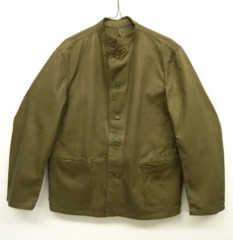 画像: 50'S チェコ軍 スタンドカラー ワークジャケット カーキ（オリーブ系） (DEADSTOCK) 「Jacket」 入荷しました。