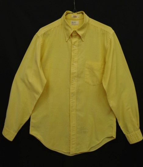 画像: 60'S GANT コットン100% 3点留め ボタンダウンシャツ USA製 (VINTAGE) 「L/S Shirt」 入荷しました。