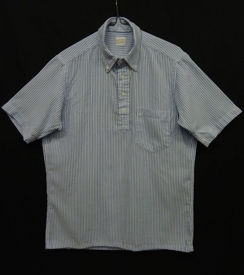 画像: 80'S BROOKS BROTHERS "BROOKSGATE" シアサッカー BDシャツ ストライプ (VINTAGE) 「S/S Shirt」 入荷しました。