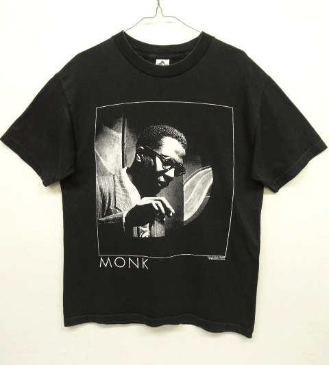 画像: 90'S THELONIOUS MONK "GEAR INC" Tシャツ BLACK (VINTAGE) 「T-Shirt」 入荷しました。