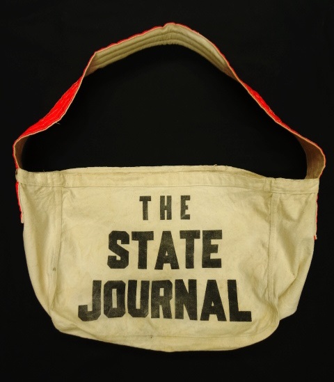画像: 50'S THE STATE JOURNAL 両面染み込みプリント ニュースペーパーバッグ (VINTAGE) 「Bag」 入荷しました。