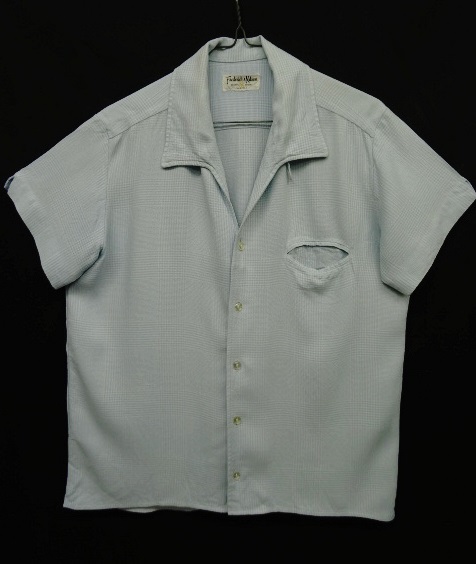 画像: 60'S FREDERICK & NELSON オープンカラーシャツ チェック柄 (VINTAGE) 「S/S Shirt」 入荷しました。