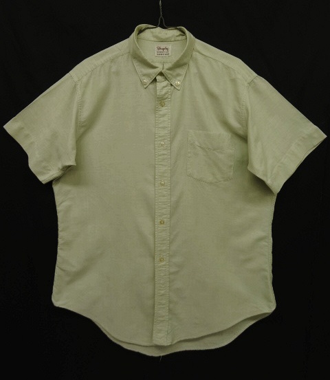 画像: 60'S SHAPELY "6ボタン" 3点留めボタンダウン 半袖シャツ (VINTAGE) 「S/S Shirt」 入荷しました。