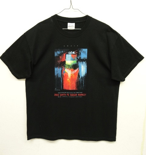 画像: 2003 SANTA FE INDIAN MARKET Tシャツ BLACK (VINTAGE) 「T-Shirt」 入荷しました。
