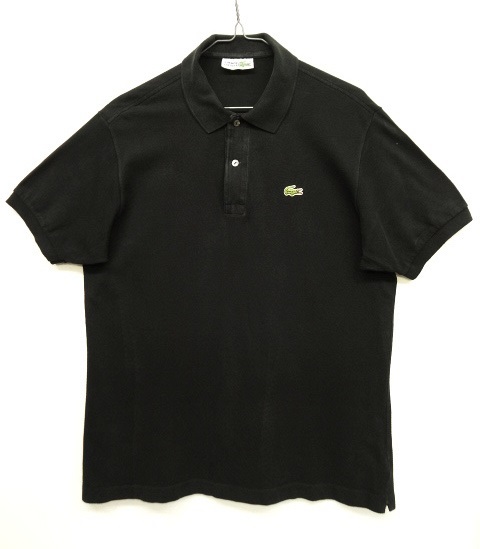 画像: 80'S CHEMISE LACOSTE ポロシャツ ブラック フランス製 (VINTAGE) 「S/S Polo」 入荷しました。