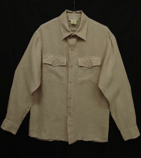画像: 90'S agnes b. HOMME リネン 長袖シャツ フランス製 (VINTAGE) 「L/S Shirt」 入荷しました。