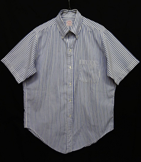 画像: 70'S BROOKS BROTHERS "6ボタン" 半袖 BDシャツ ストライプ柄 USA製 (VINTAGE) 「S/S Shirt」 入荷しました。