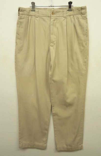 画像: BILLS KHAKIS "M2P" ツープリーツ チノパンツ ベージュ USA製 (USED) 「Bottoms」 入荷しました。