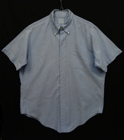 画像: 70'S BROOKS BROTHERS "6ボタン" オックスフォード BDシャツ ブルー USA製 (VINTAGE) 「S/S Shirt」 入荷しました。