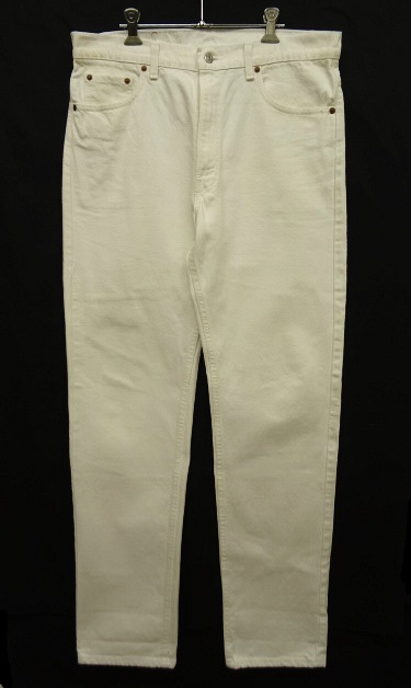 画像: 90'S LEVIS 505 デニム WHITE USA製 W36L34 (VINTAGE) 「Bottoms」 入荷しました。
