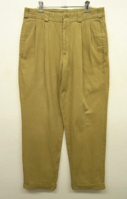 画像: BILLS KHAKIS "M2P" ツープリーツ チノパンツ タン USA製 (USED) 「Bottoms」 入荷しました。