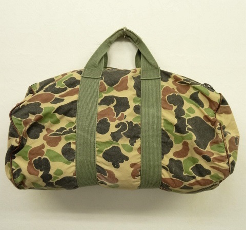 画像: 80'S LL Bean コットン ダッフルバッグ ハンターカモ USA製 (VINTAGE) 「Bag」 入荷しました。