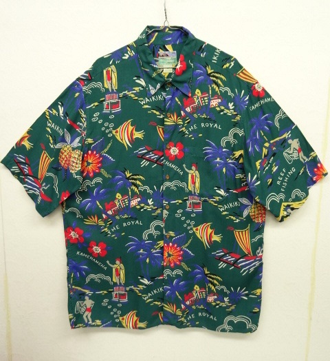 画像: 80'S REYN SPOONER ダイヤモンドヘッドタグ レーヨン アロハシャツ ハワイ製 (VINTAGE) 「S/S Shirt」 入荷しました。