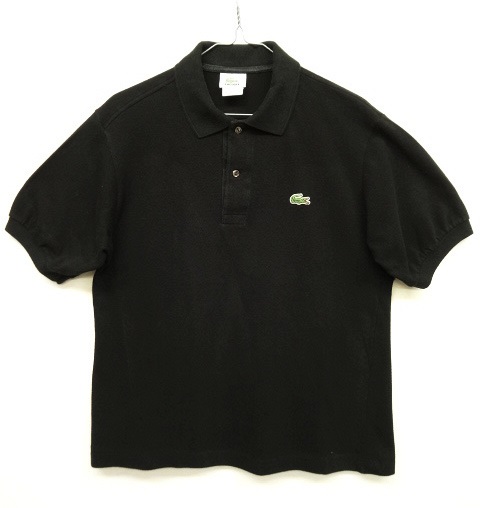 画像: 90'S CHEMISE LACOSTE ポロシャツ ブラック フランス製 (VINTAGE) 「S/S Polo」 入荷しました。