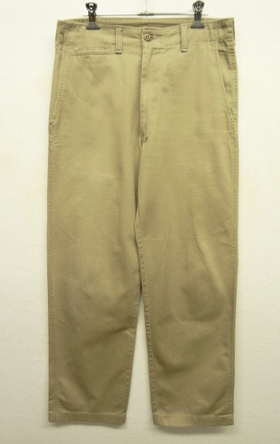 画像: 90'S EARL'S APPAREL "MILITARY" ミリタリーチノ 42TALONジップ USA製 (VINTAGE) 「Bottoms」 入荷しました。