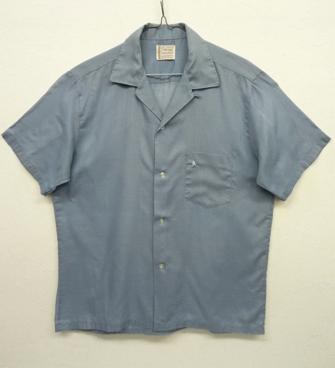 画像: 60'S TOWNCRAFT "PENN PREST" オープンカラーシャツ BLUE (VINTAGE) 「S/S Shirt」 入荷しました。