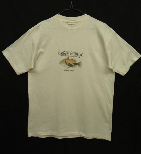 画像: 90'S BANANA REPUBLIC "ハワイ店限定" Tシャツ USA製 (VINTAGE) 「T-Shirt」 入荷しました。